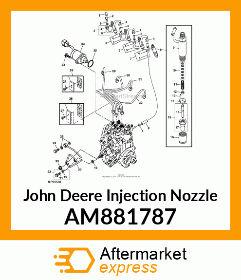 INJECTOR, FUEL (WBG) AM881787