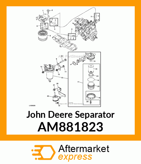 SEPARATOR ASSEMBLY AM881823