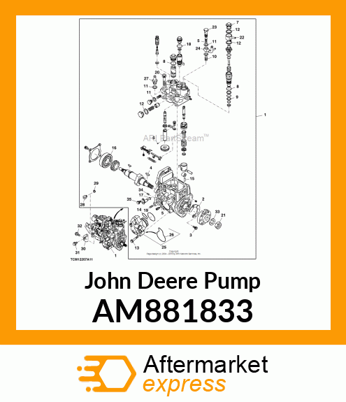 PUMP ASSEMBLY, FEED AM881833