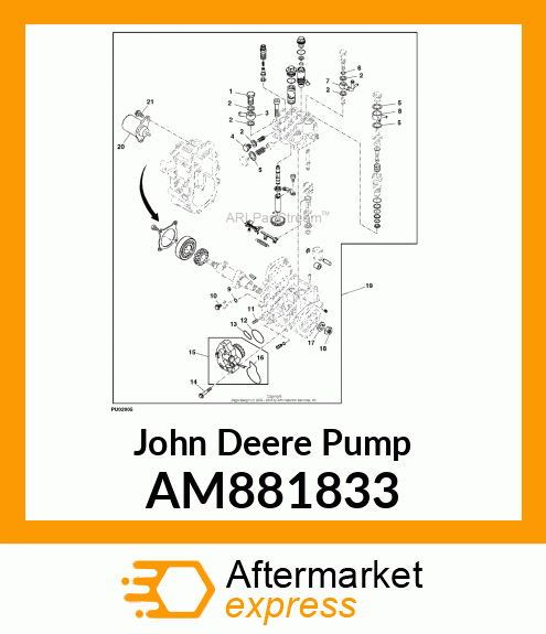 PUMP ASSEMBLY, FEED AM881833