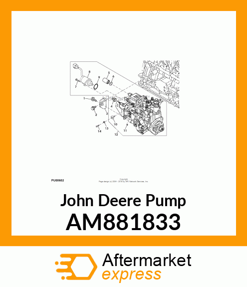 PUMP ASSEMBLY, FEED AM881833