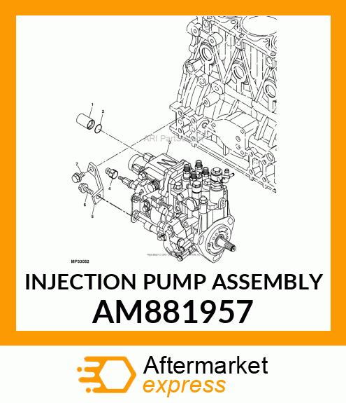 INJECTION PUMP ASSEMBLY AM881957