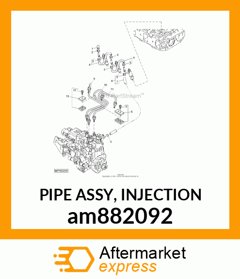 PIPE ASSY, INJECTION am882092