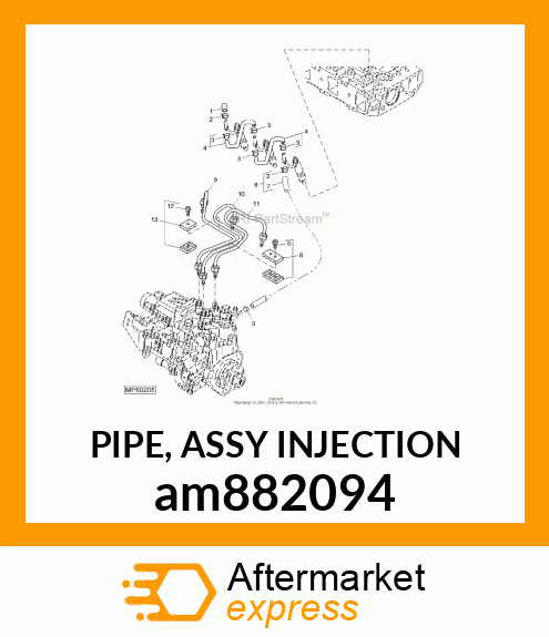 PIPE, ASSY INJECTION am882094