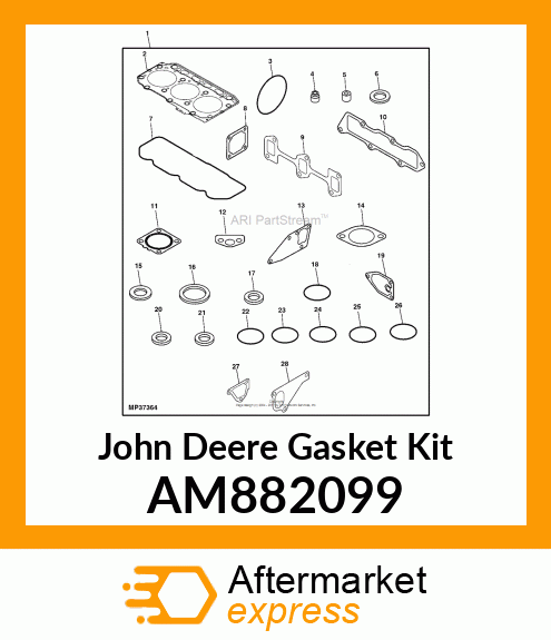 KIT, GASKET AM882099