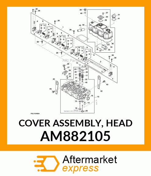 COVER ASSEMBLY, HEAD AM882105