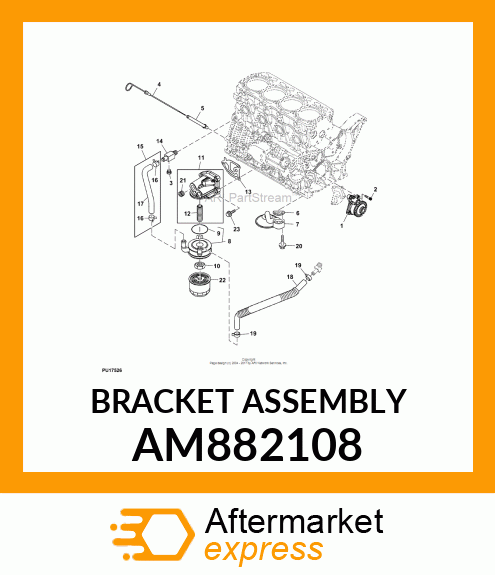 BRACKET ASSEMBLY AM882108