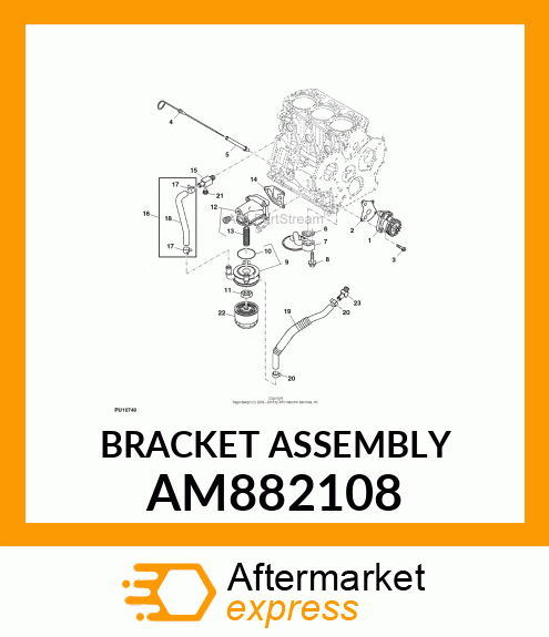 BRACKET ASSEMBLY AM882108