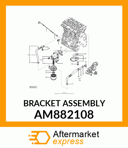 BRACKET ASSEMBLY AM882108