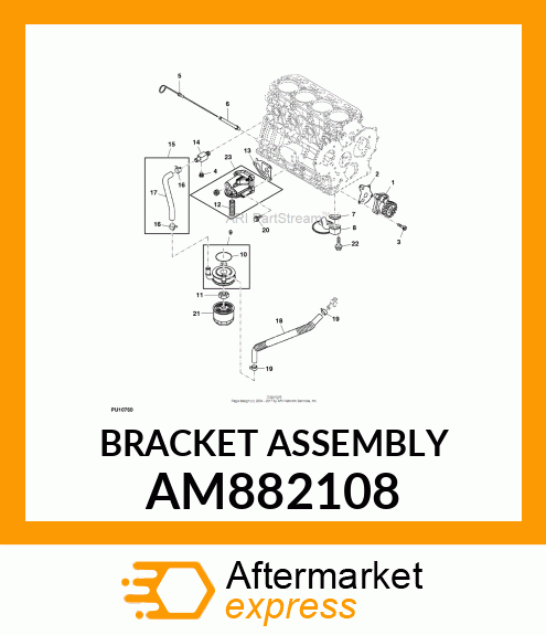 BRACKET ASSEMBLY AM882108