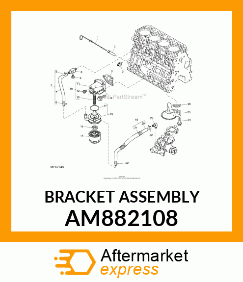 BRACKET ASSEMBLY AM882108