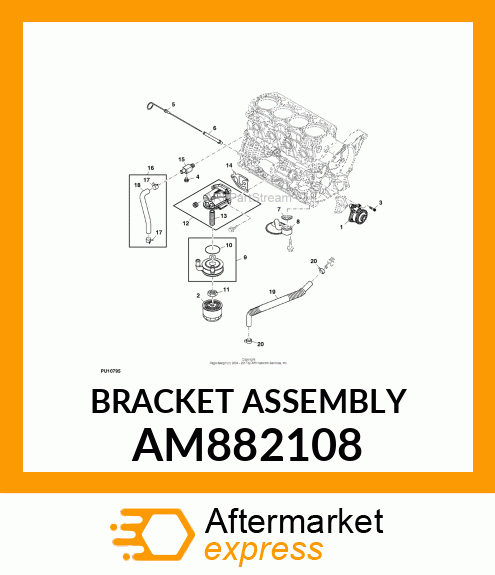 BRACKET ASSEMBLY AM882108