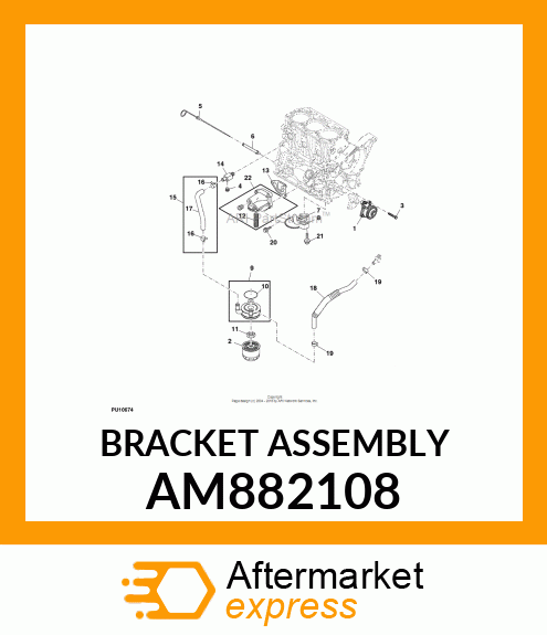 BRACKET ASSEMBLY AM882108