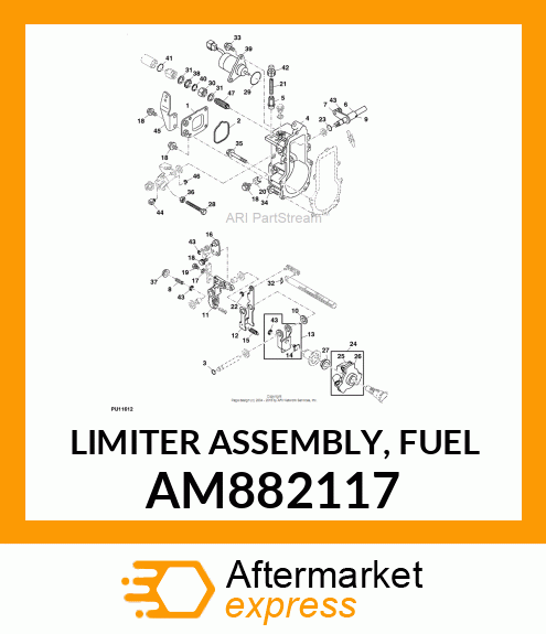 LIMITER ASSEMBLY, FUEL AM882117