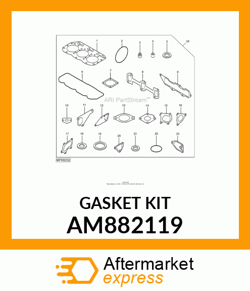 GASKET KIT AM882119