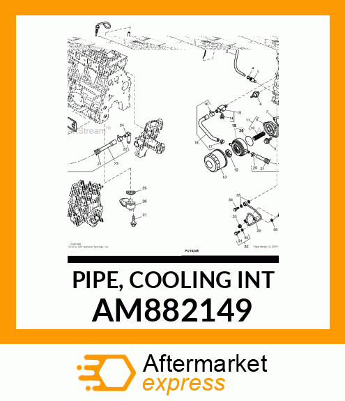 PIPE, COOLING INT AM882149