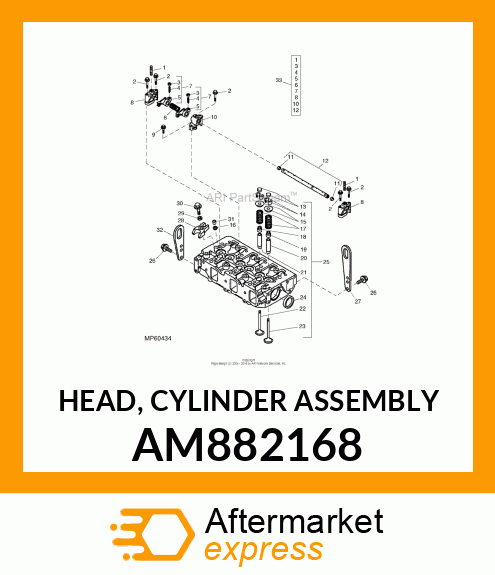 HEAD, CYLINDER ASSEMBLY AM882168
