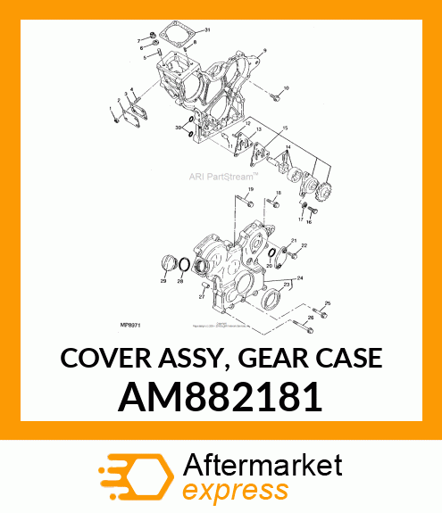 COVER ASSY, GEAR CASE AM882181