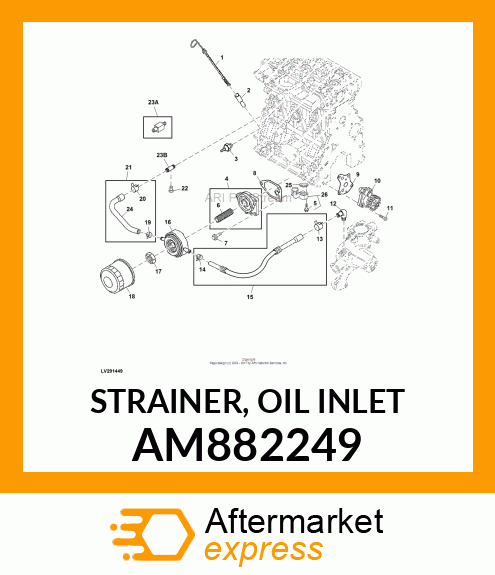 STRAINER, OIL INLET AM882249