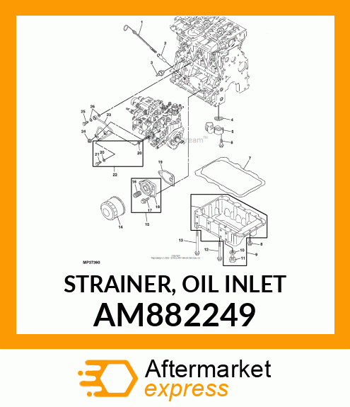 STRAINER, OIL INLET AM882249