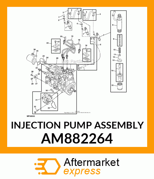 INJECTION PUMP ASSEMBLY AM882264