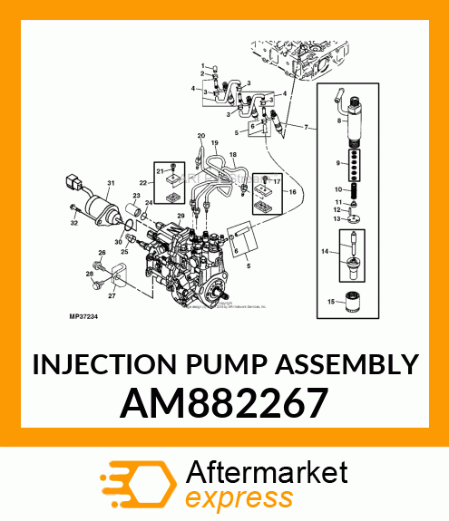 INJECTION PUMP ASSEMBLY AM882267