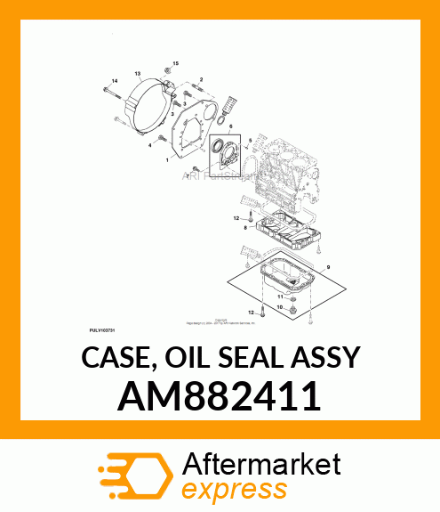 CASE, OIL SEAL ASSY AM882411