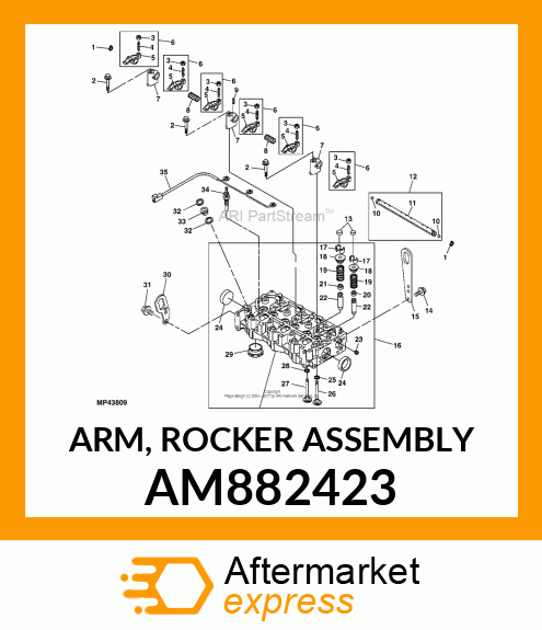 ARM, ROCKER ASSEMBLY AM882423