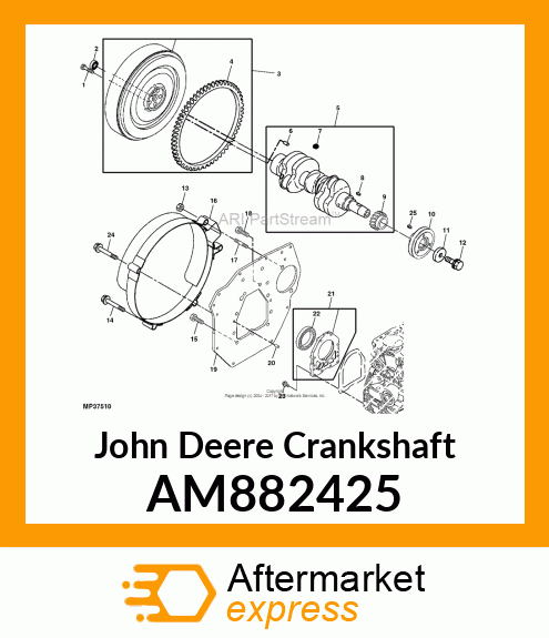 CRANKSHAFT ASSEMBLY AM882425