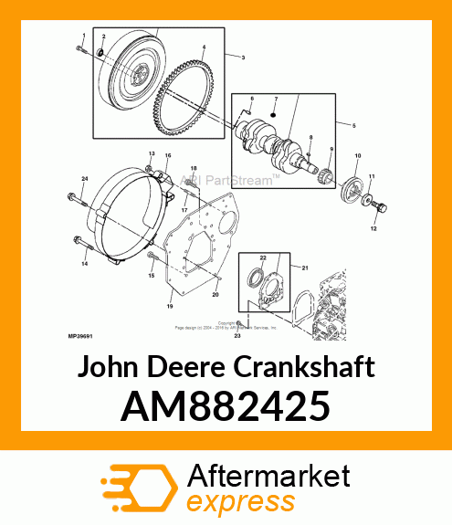 CRANKSHAFT ASSEMBLY AM882425