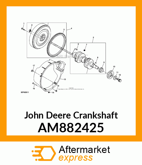 CRANKSHAFT ASSEMBLY AM882425