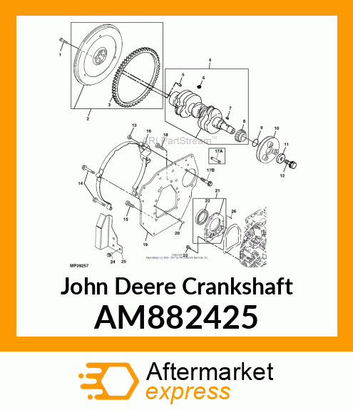 CRANKSHAFT ASSEMBLY AM882425