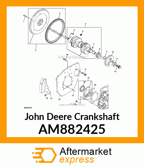 CRANKSHAFT ASSEMBLY AM882425