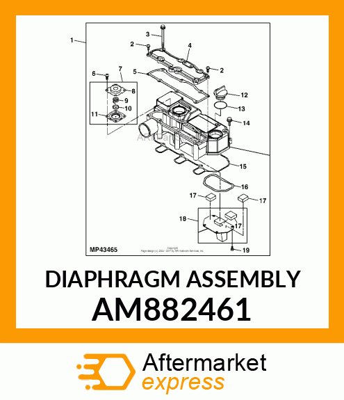 DIAPHRAGM ASSEMBLY AM882461