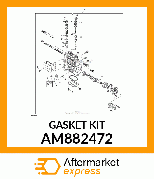 GASKET KIT AM882472