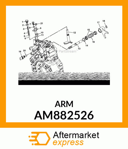 ARM, COMPLETE SHIFT (NEUTRAL) AM882526