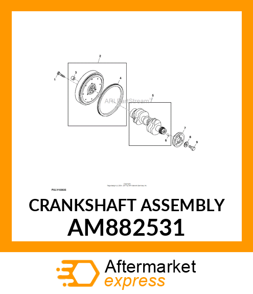 CRANKSHAFT ASSEMBLY AM882531