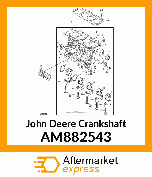 CRANKSHAFT ASSY AM882543