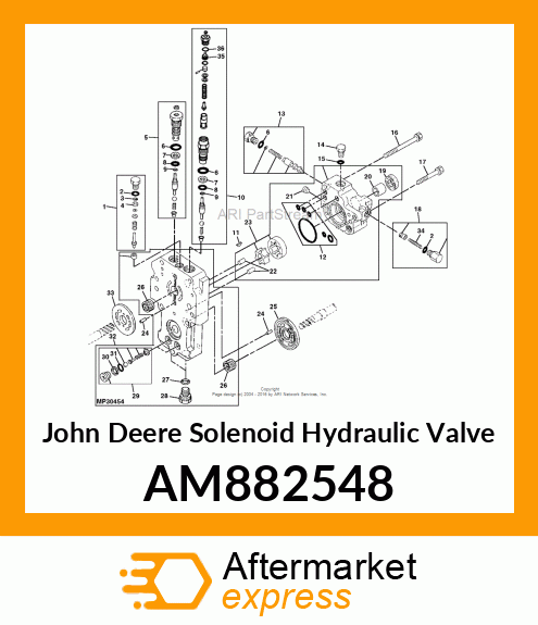 VALVE, CHECK, FORWARD COMPLETE AM882548