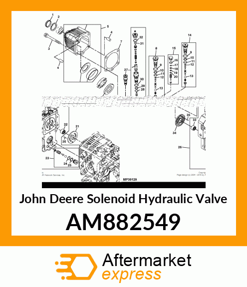 CHECK VALVE, REAR COMPLETE AM882549