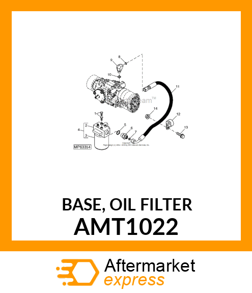 BASE, OIL FILTER AMT1022