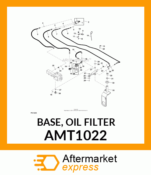 BASE, OIL FILTER AMT1022