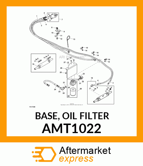 BASE, OIL FILTER AMT1022