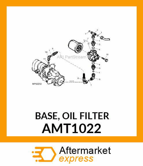 BASE, OIL FILTER AMT1022