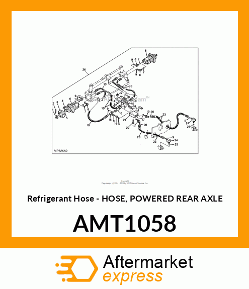 Refrigerant Hose AMT1058
