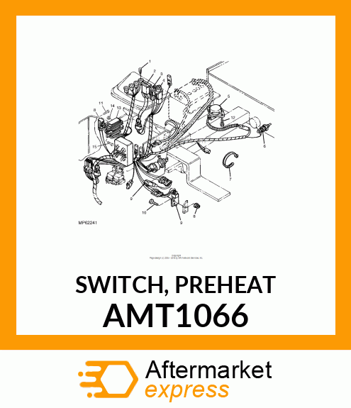 SWITCH, PREHEAT AMT1066