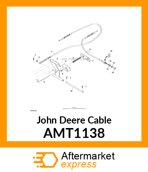 CABLE, THROTTLE AMT1138