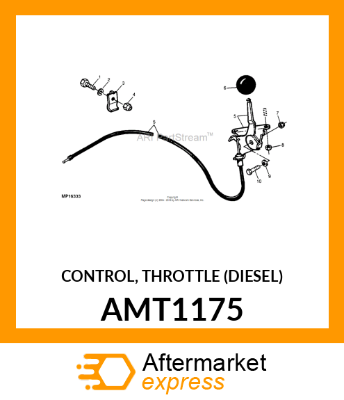 CONTROL, THROTTLE (DIESEL) AMT1175