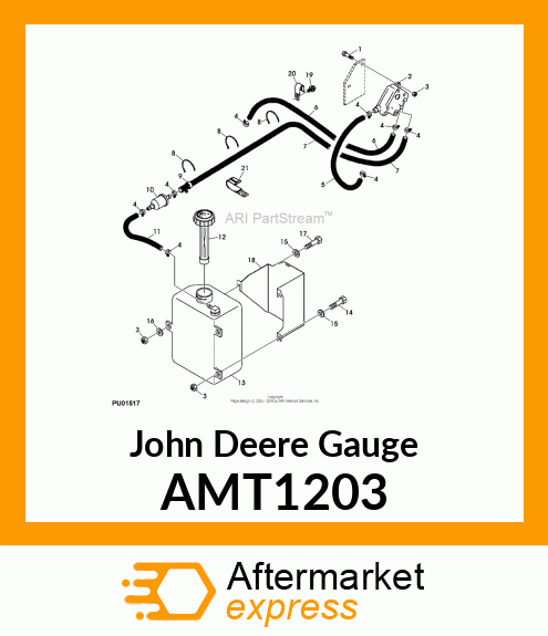 GAUGE, CAP AND FUEL AMT1203