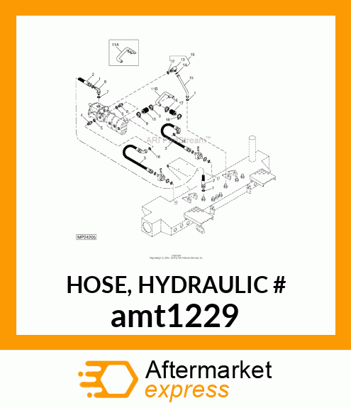 HOSE, HYDRAULIC # amt1229